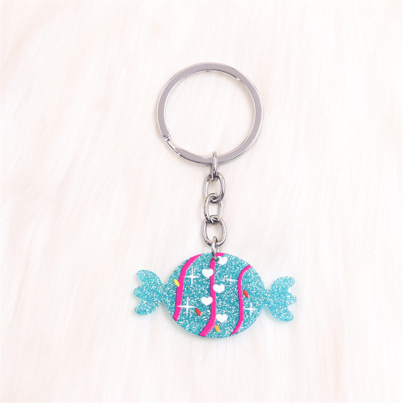 Wholesale Valentine's Day Candy Little Green Dragon Acrylic Keychain